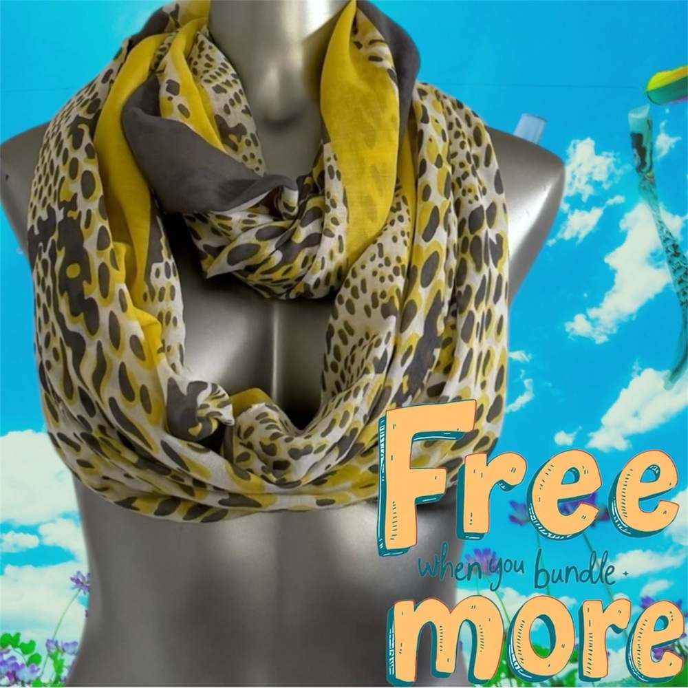 Free ✅Animal  Print Infinity Scarf